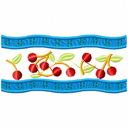 Cherry Embroidery Design 5